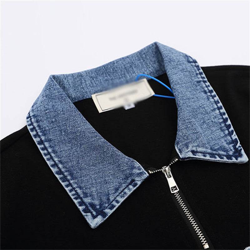 Letter Patch Short-sleeved T-shirt For Men And Women MuddyStock