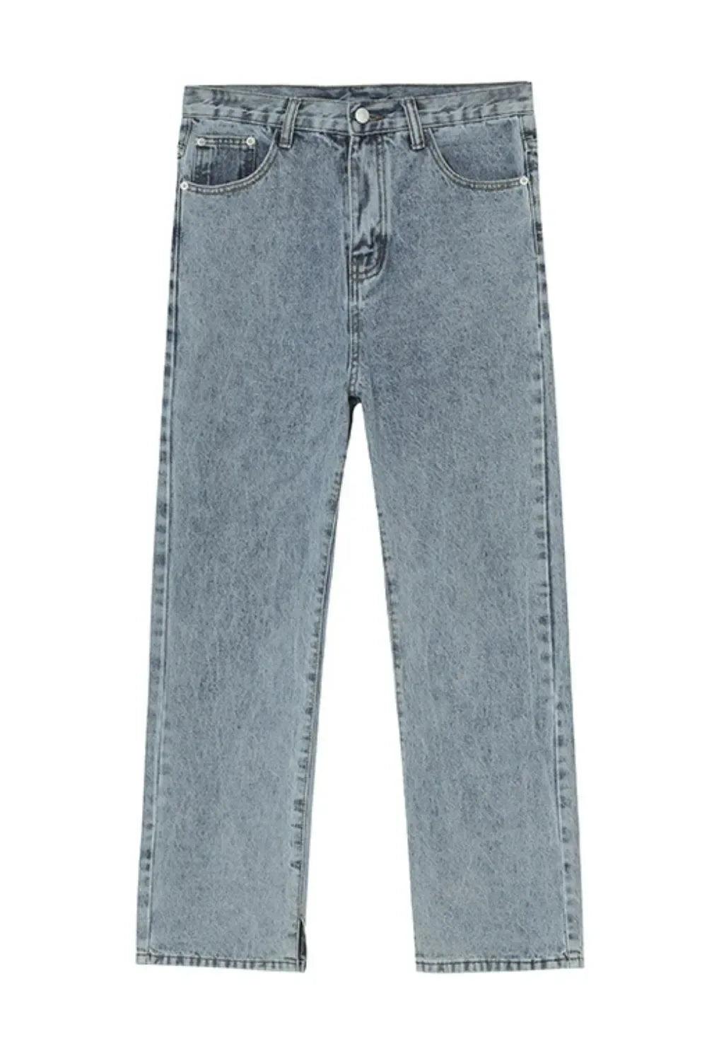 Side Slit Jeans with Pockets For Men | MuddyStock Originals