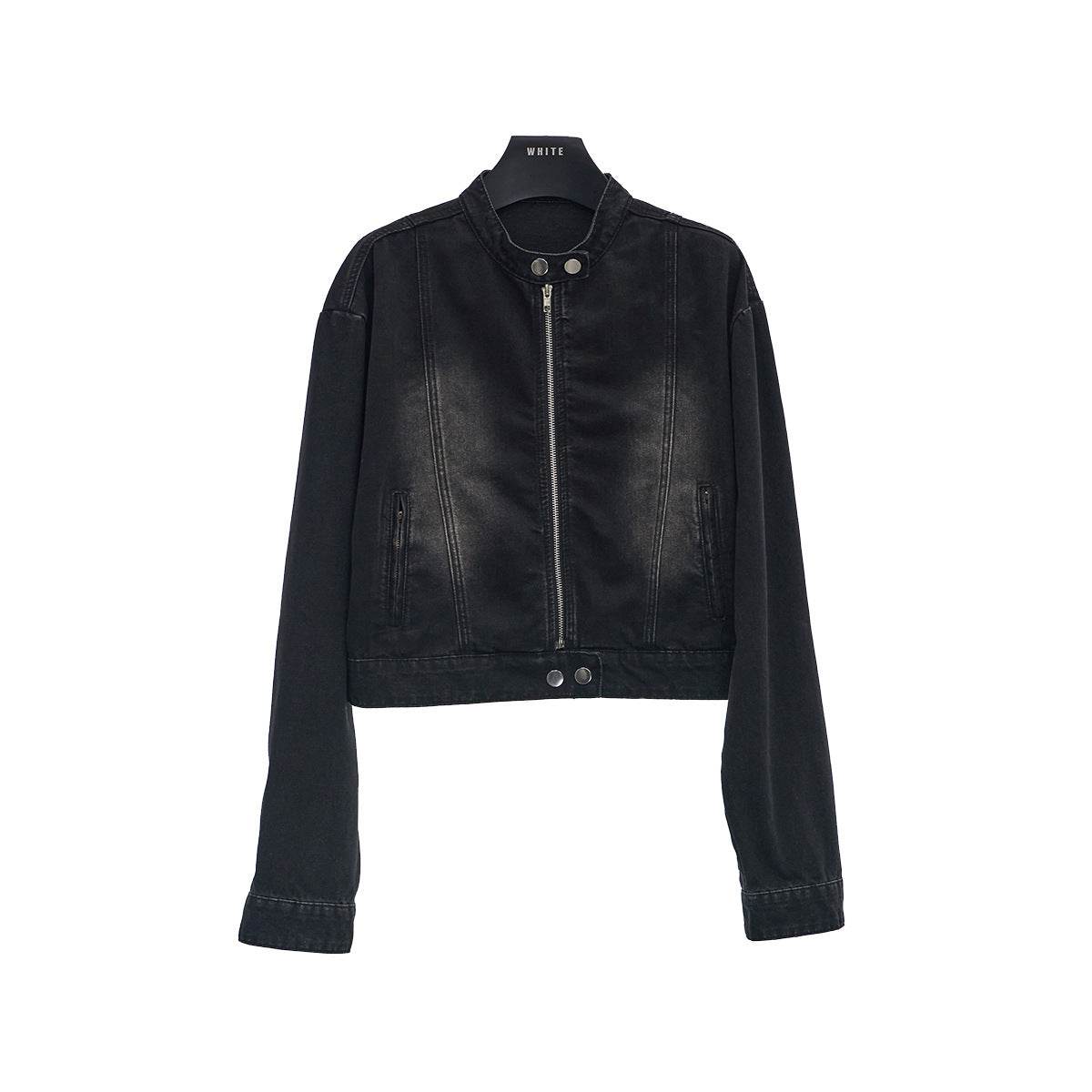 Vintage Washed Denim Short Jacket For Women | MuddyStock Originals MuddyStock