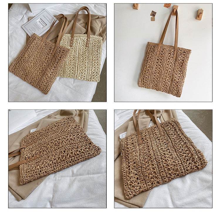Summer Beach Straw Woven Large-capacity Crossbody Bag MuddyStock