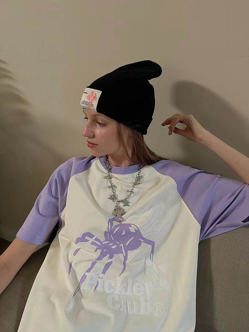 Vintage Oversized Street Retro T-shirt For Women MuddyStock