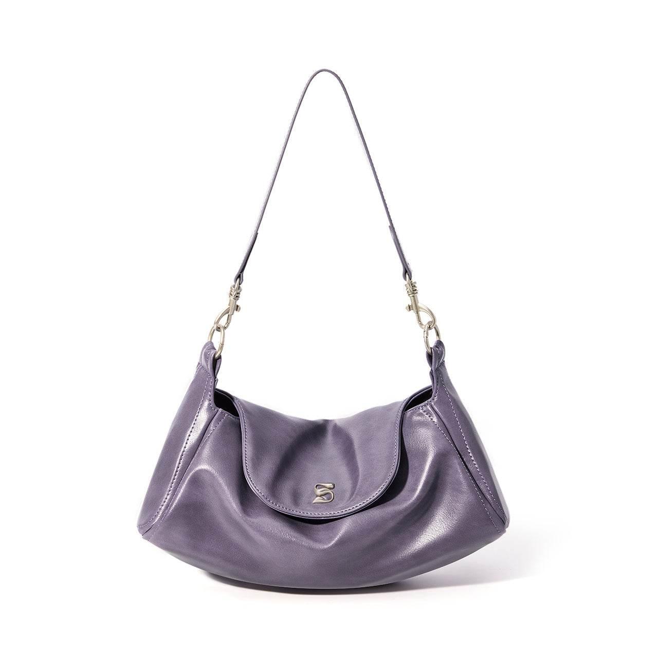 New Women's Niche Crossbody Shoulder Bag Purple MuddyStock