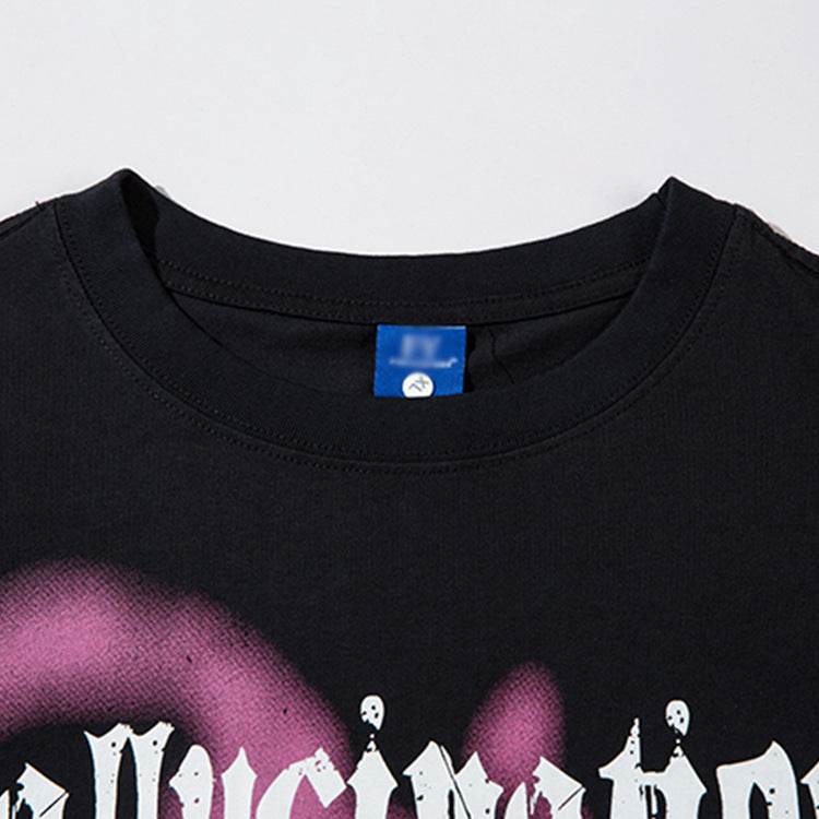 Abstract Pattern Gradient Loose Women's Top MuddyStock