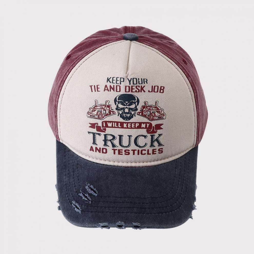 Peaked Hard Top Summer Letter Printing Stylish Baseball Cap MuddyStock