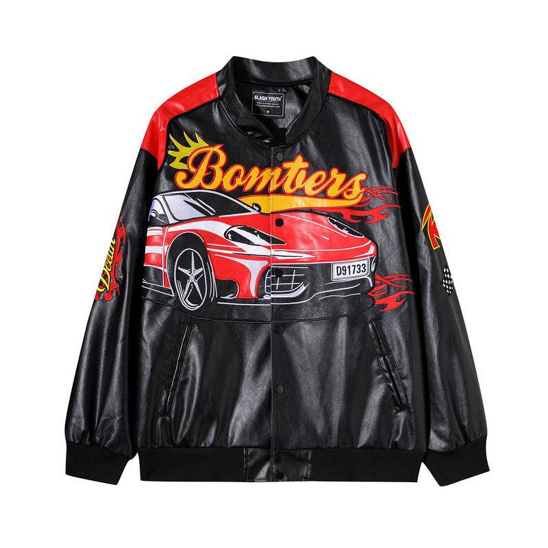 Street Biker Baseball Jersey For Women 8906Black MuddyStock
