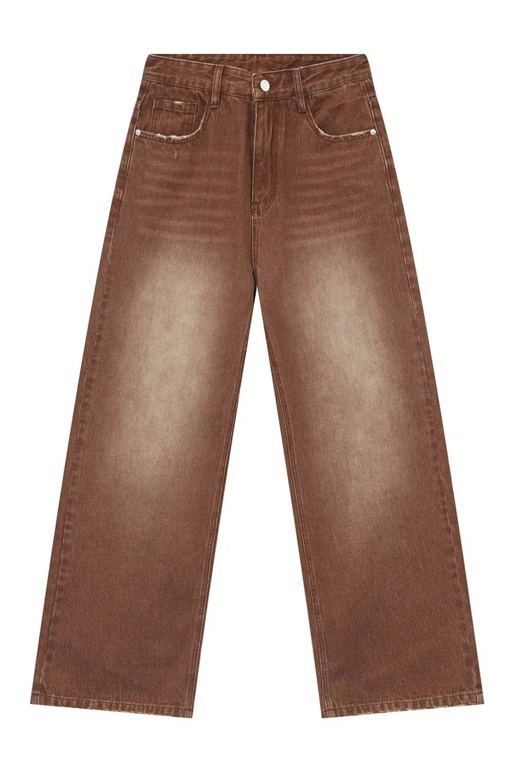 Wide Straight Jeans with Pockets For Men And Women | MuddyStock Originals MuddyStock