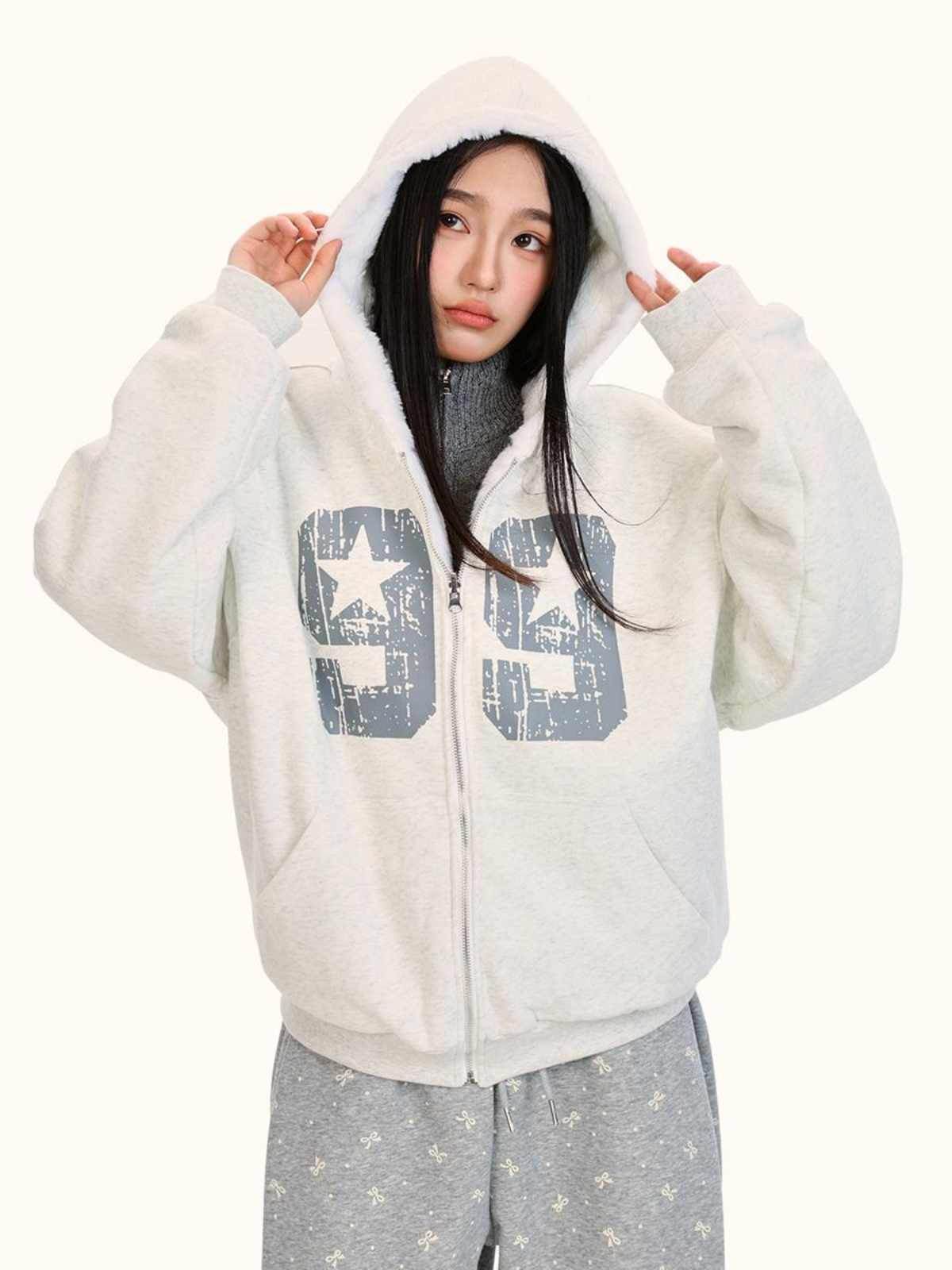 Loose Double-sided Wear Velvet Padded Thickened Sweater For Women MuddyStock