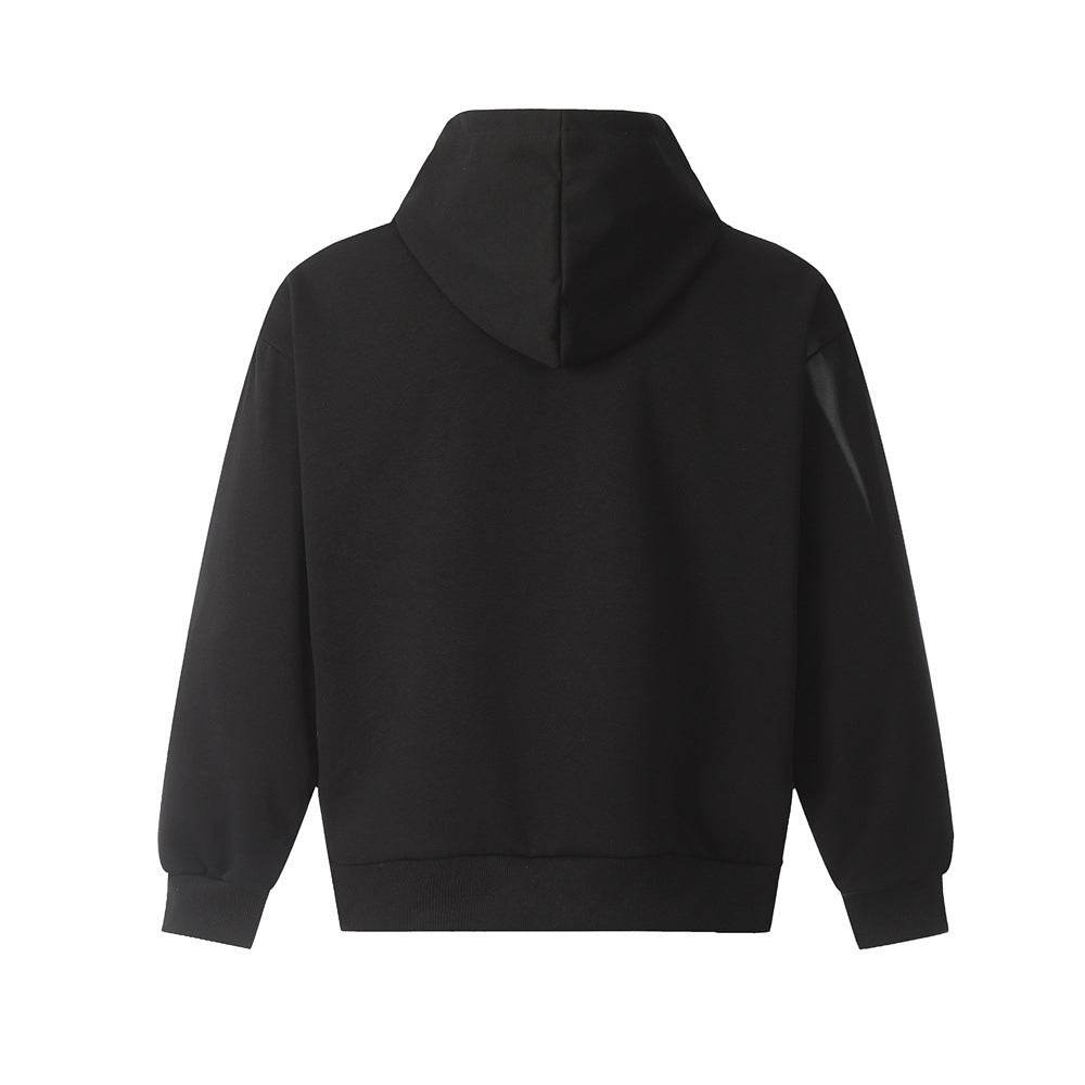 Spray Painting Dirty Hooded Loose Sweater Men MuddyStock