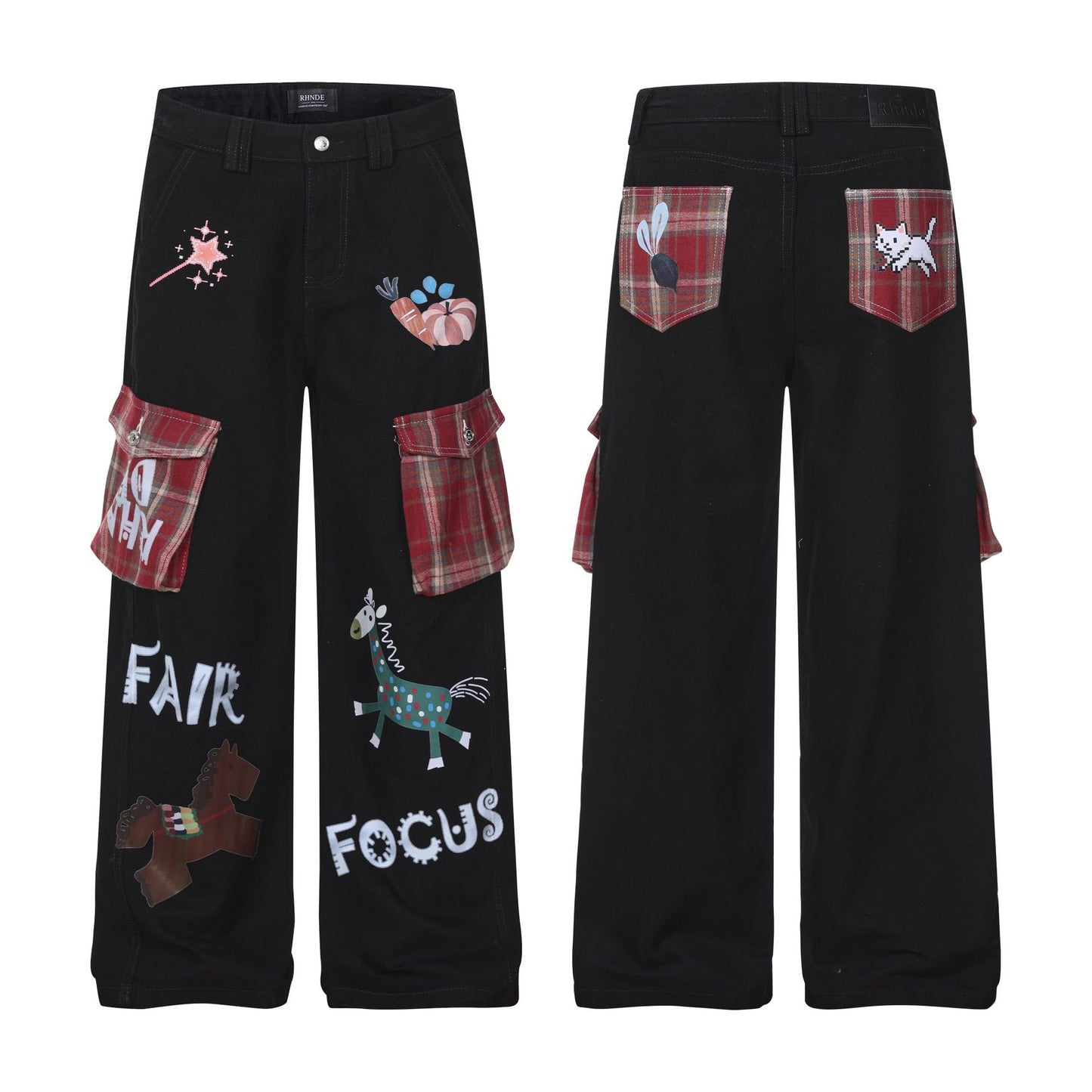 Casual Wide-Leg Denim Pants for Women | MuddyStock Originals
