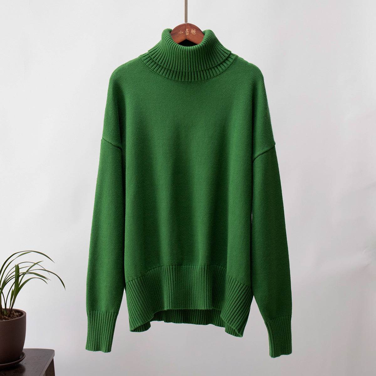 High Neck Sweater For Women | MuddyStock Originals Dark Green MuddyStock