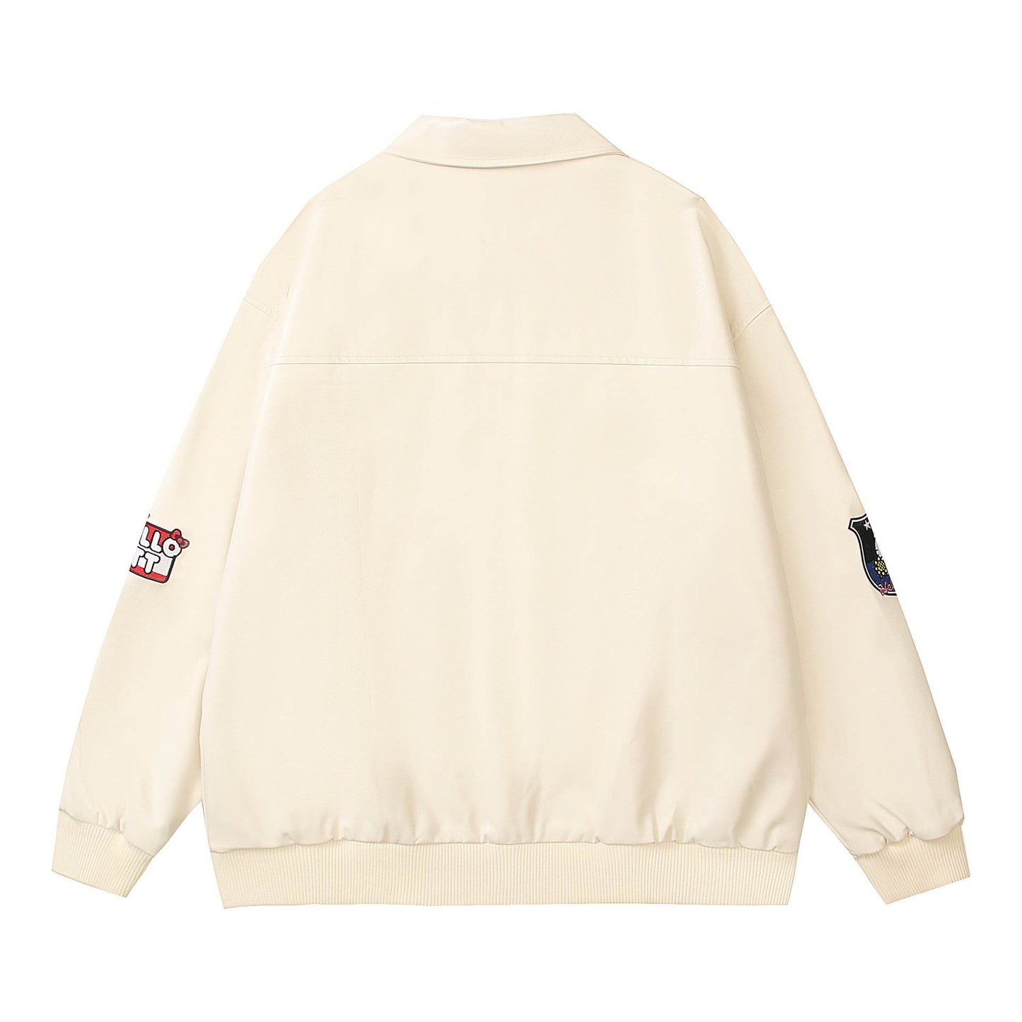 Retro Cartoon Embroidery Lapel Jacket For Women MuddyStock
