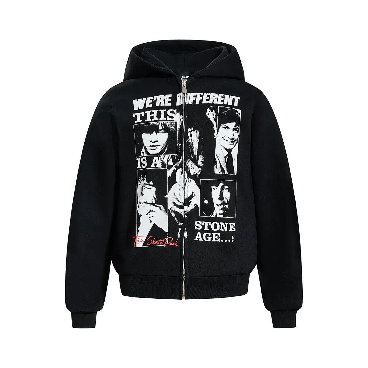 Hip hop band hoodie for men | MuddyStock Originals Black