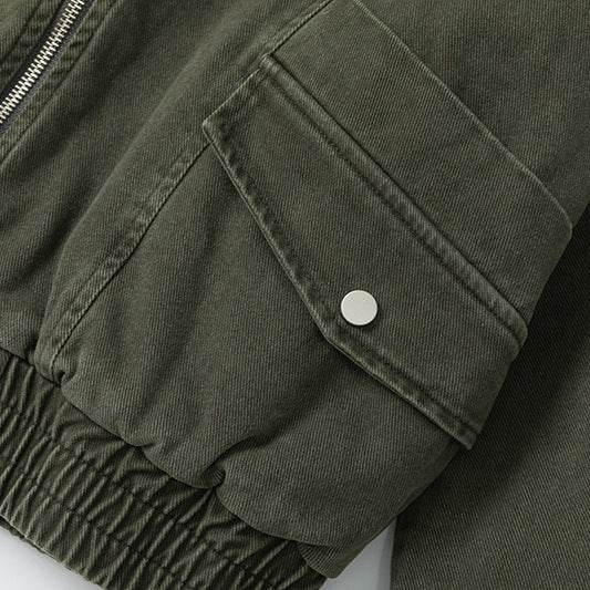 High Collar Warm Cotton-padded Puffer Jacket For Men MuddyStock