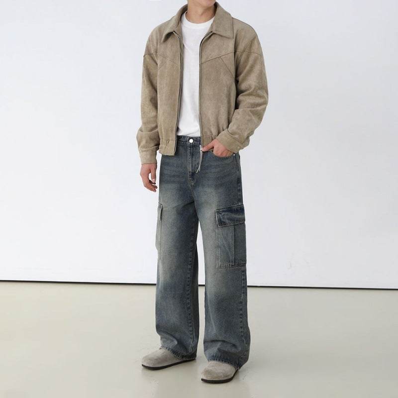 Fashion Retro Short Jacket Men's Top MuddyStock