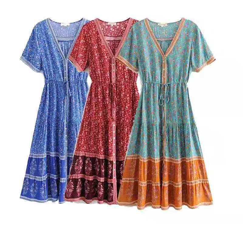 European And American Women's Clothing Dress Bohemian Style MuddyStock