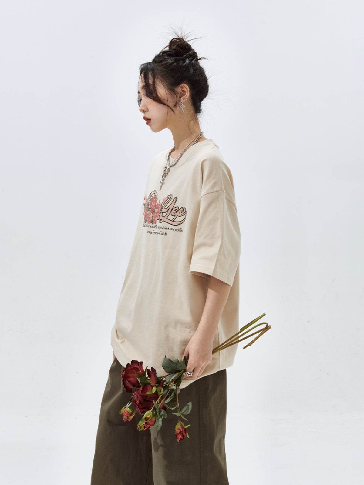 Loose American Top For Women MuddyStock