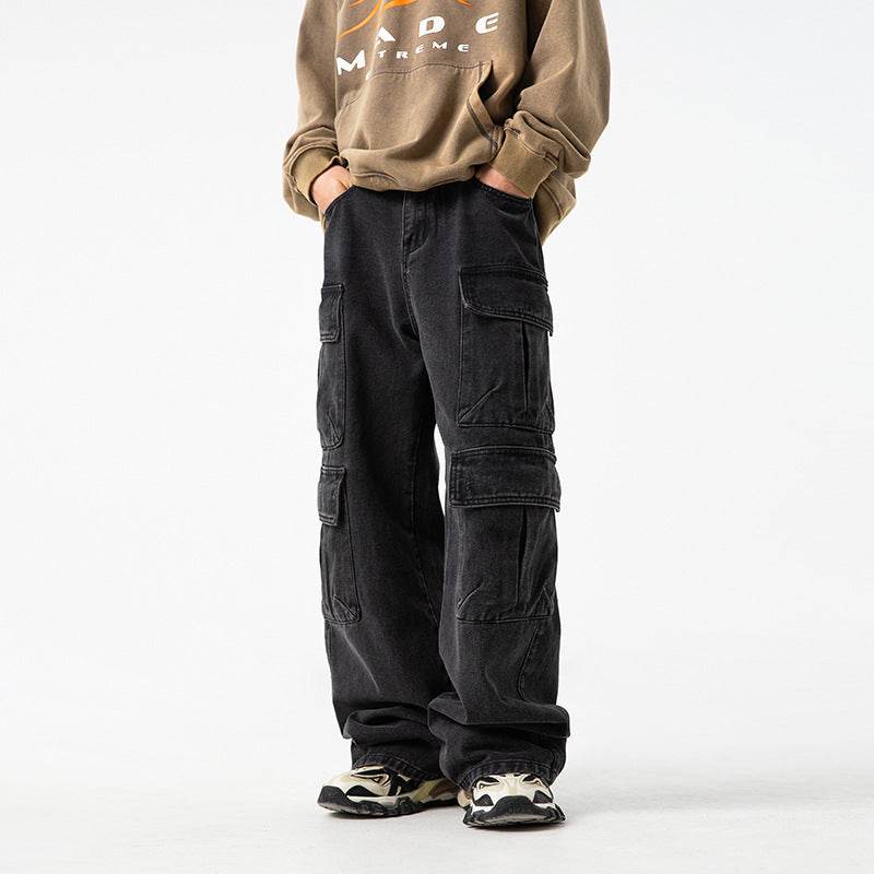 Workwear Multi-pocket Jeans For Men MuddyStock
