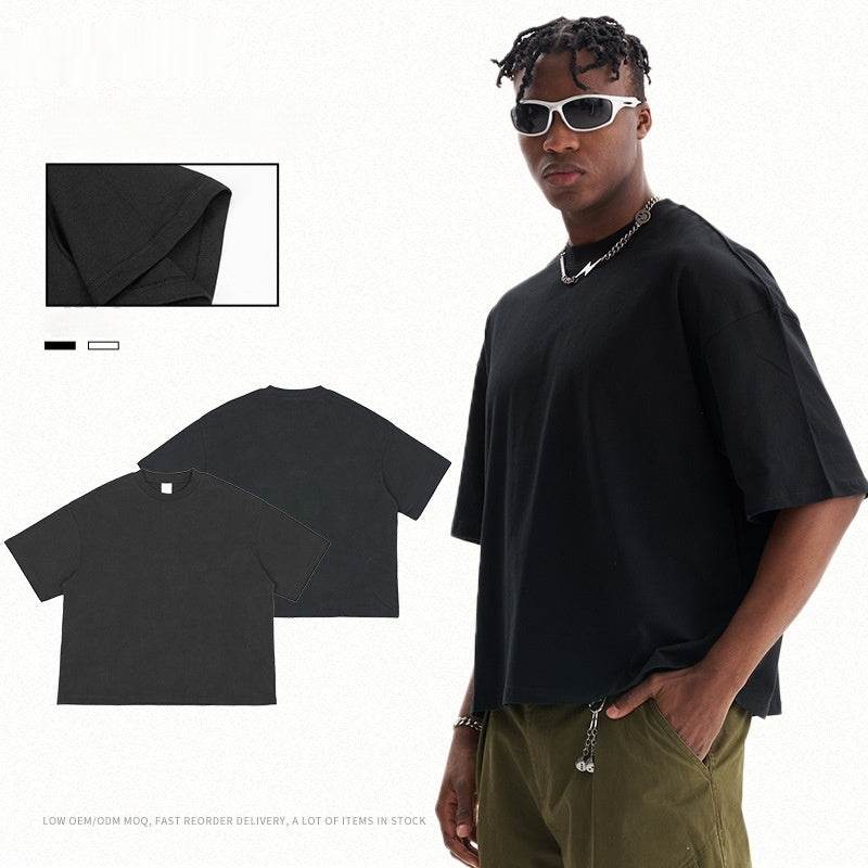 Popular Heavy Cotton Men's Short-sleeved T-shirt MuddyStock