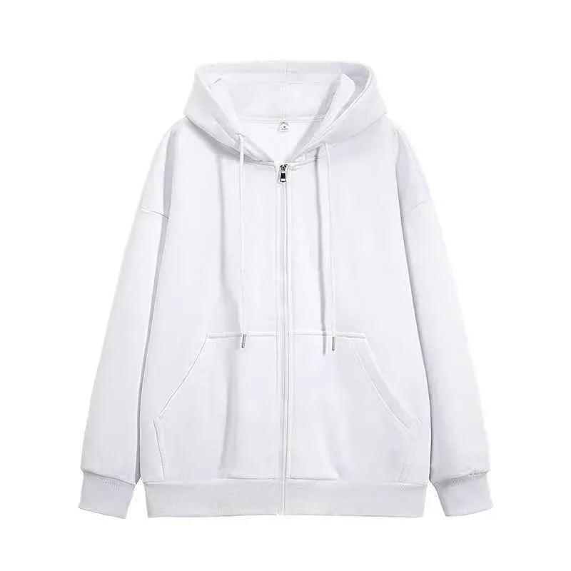 Simple Hoodie For Men And Women White