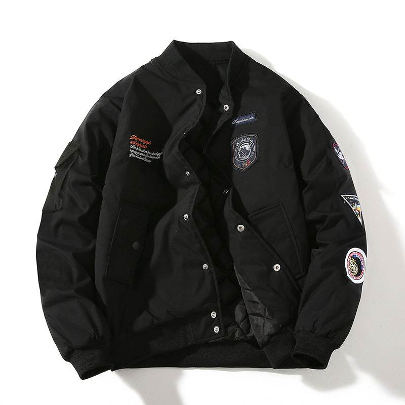 Pilot Jacket For Men And Women | MuddyStock Originals Black Cotton Style MuddyStock