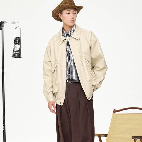 Retro Street Lapel Jacket For Men And Women MuddyStock