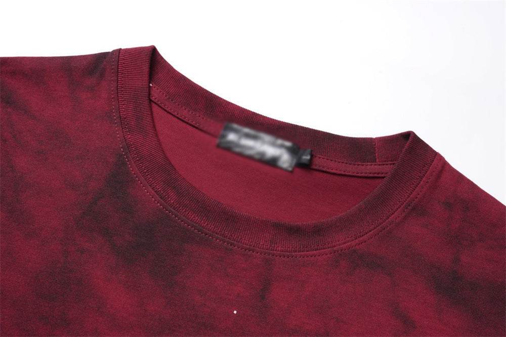 Batik Old Dirty Short-sleeved T-shirt For Men MuddyStock