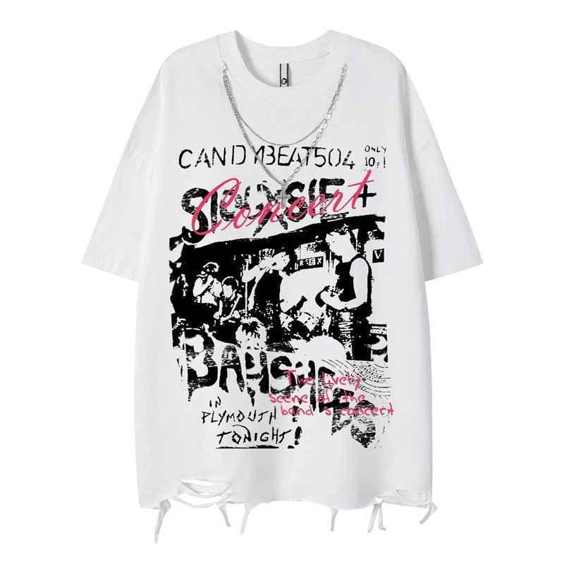 Printed men and women T-shirt | MuddyStock Originals White