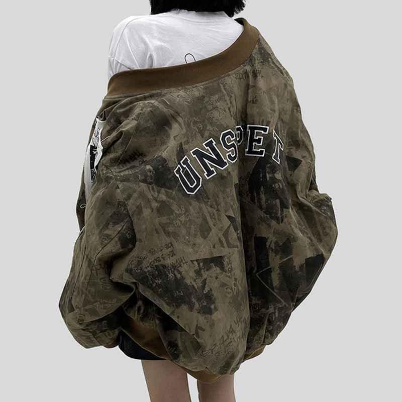 Women's Tie Dye All Match Retro Jacket