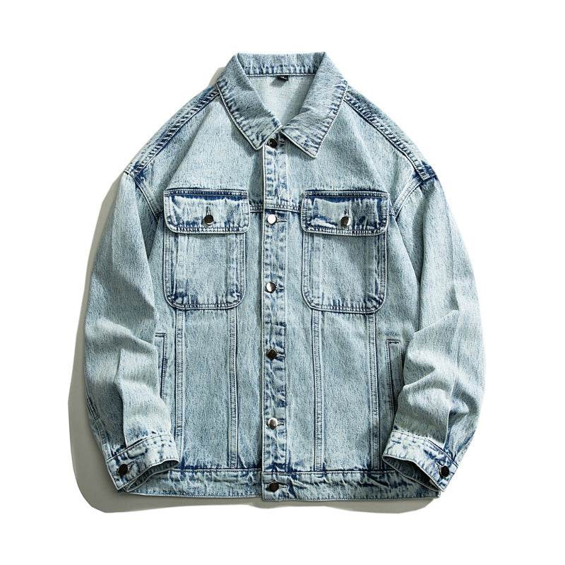 Fashion American Vintage Denim Jacket Men 2202 Vintage Blue MuddyStock