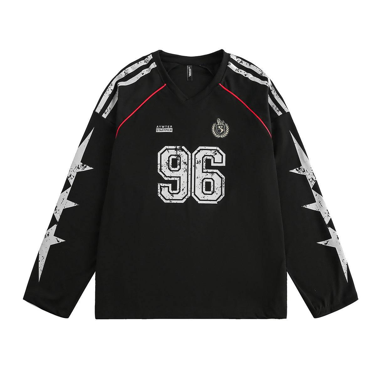V-neck retro printed sweatshirt For Men And Women | MuddyStock Originals MuddyStock