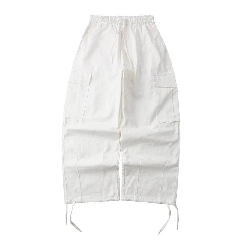 Women's High Street Overalls With Large Pockets White