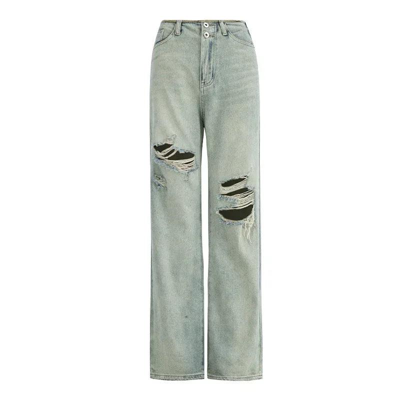 Women's High Waist Slim Narrow Leg Wide Leg Jeans | MuddyStock Originals