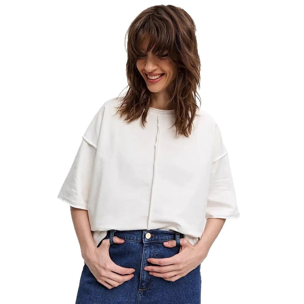 Loose Cotton Short Sleeve Top Foe Women | MuddyStock Originals MuddyStock