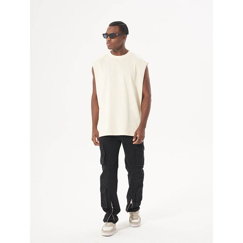 Loose Sleeveless Retro Vest For Men MuddyStock