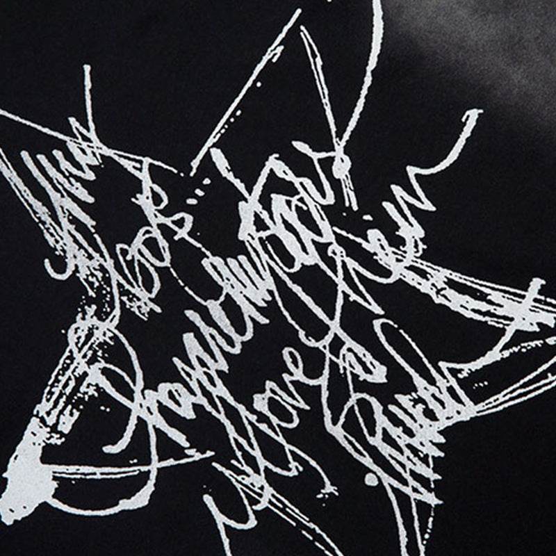 Five-pointed Star Graffiti Necklace Vest For Men And Women MuddyStock