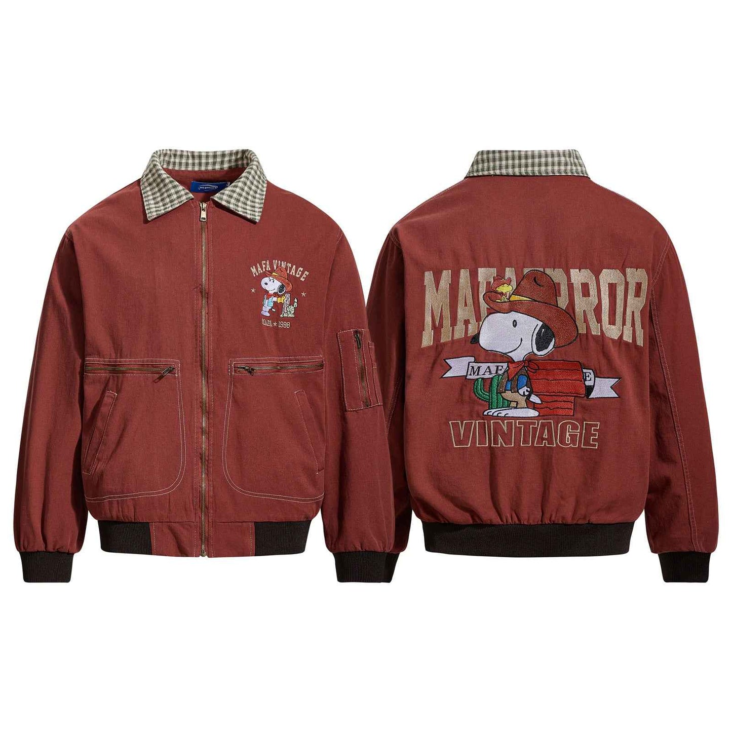 Retro Patchwork Embroidered Jacket For Men | MuddyStock Originals MuddyStock