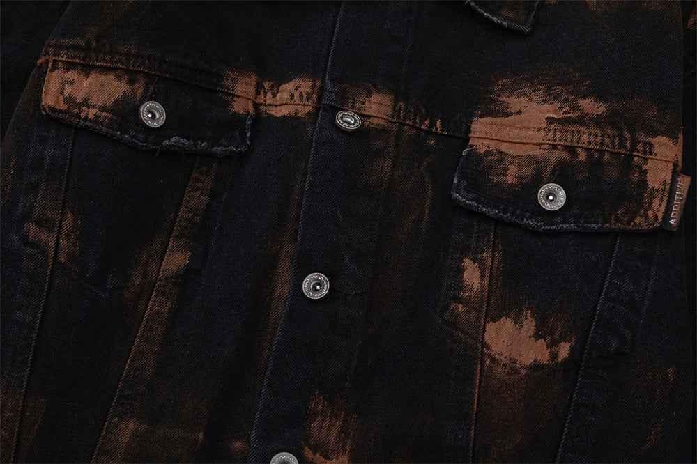 Ripped Jacket For Men MuddyStock