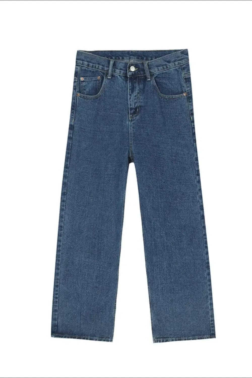 Baggy Jeans with Pockets For Men | MuddyStock Originals Peacock Blue