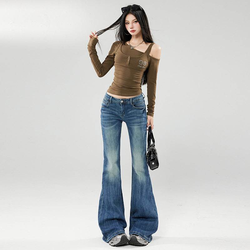 Women's Low Waist Trumpet Floor-Length Pants | MuddyStock Originals MuddyStock