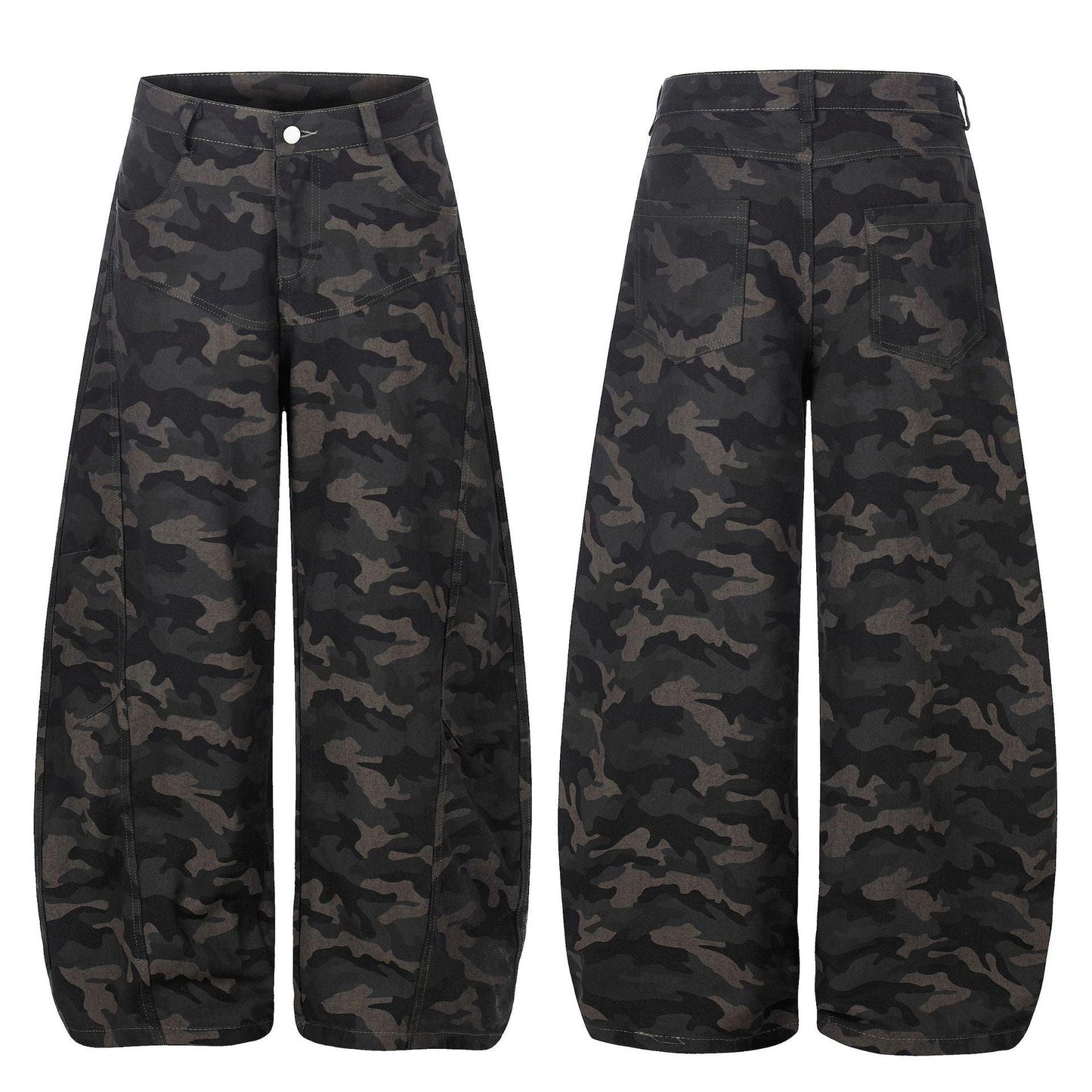 Camouflage Cargo Knife-Style Denim Pants For Men And Women | MuddyStock Originals