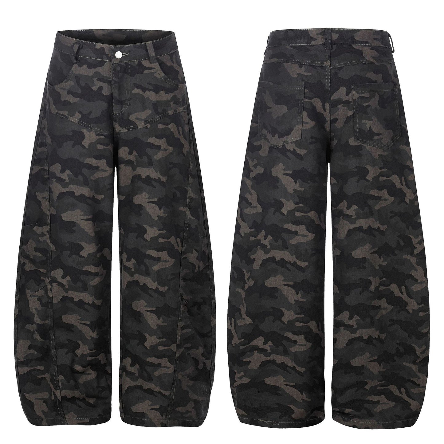 Camouflage Cargo Knife-Style Denim Pants For Men And Women | MuddyStock Originals