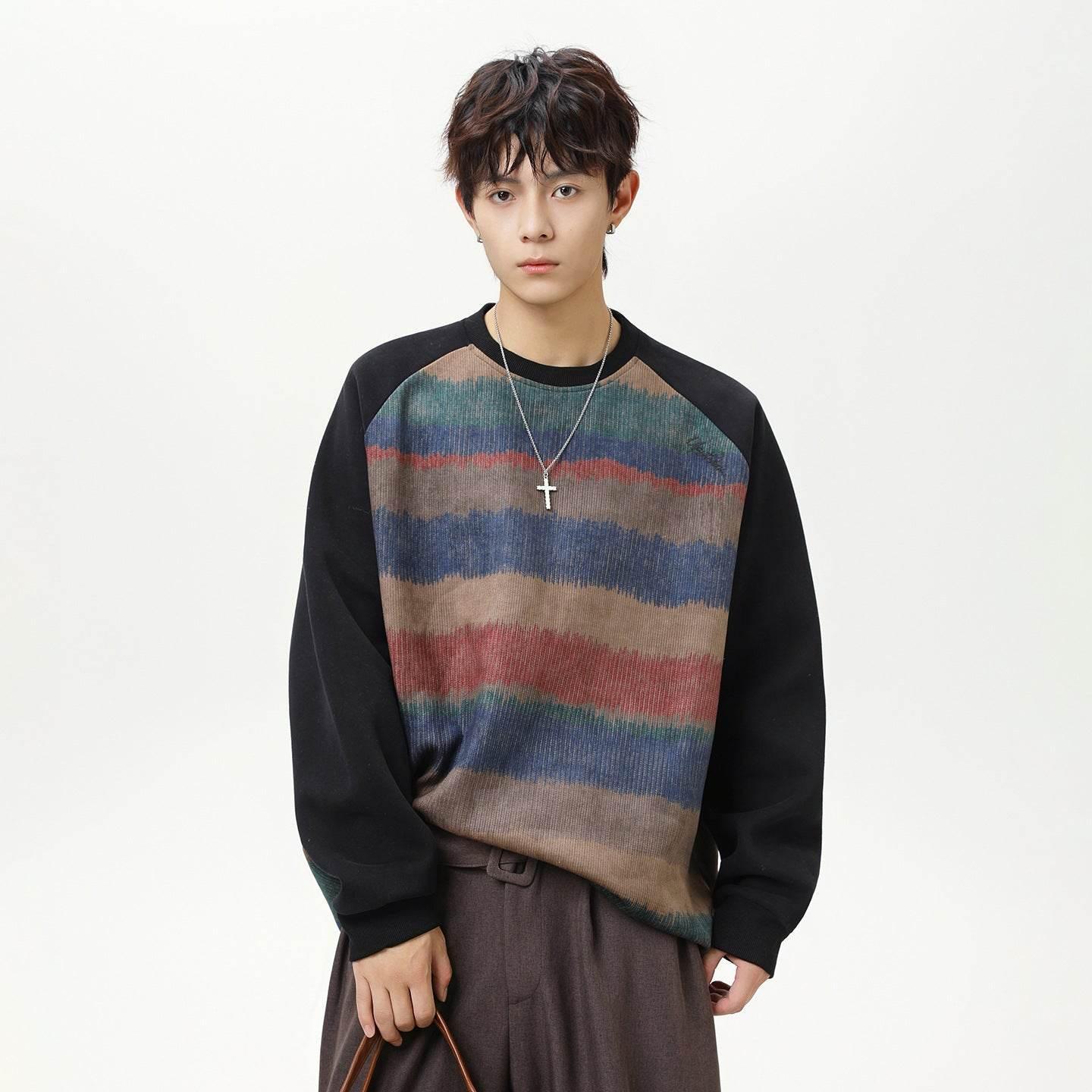 Round neck sweatshirt for men | MuddyStock Originals