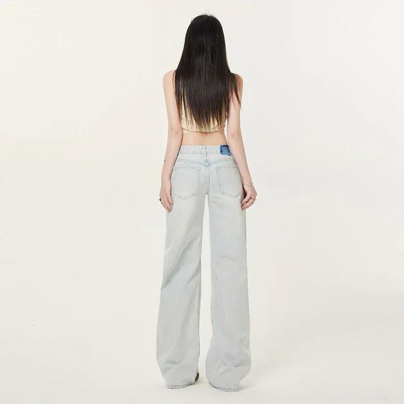 Women's Low Waist Straight Leg Jeans | MuddyStock Originals