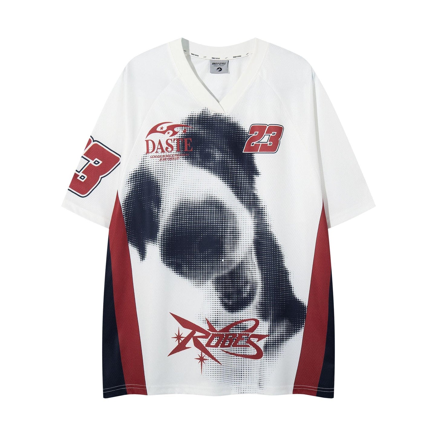 Pixel dog print short sleeved t-shirt for men | MuddyStock Originals