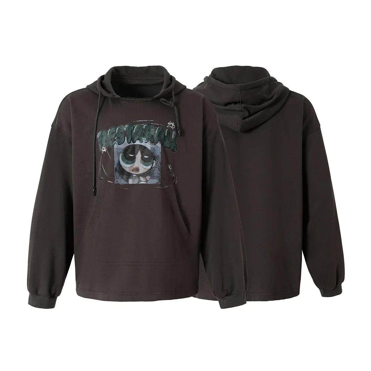 Graffiti hooded sweatshirt for women | MuddyStock Originals