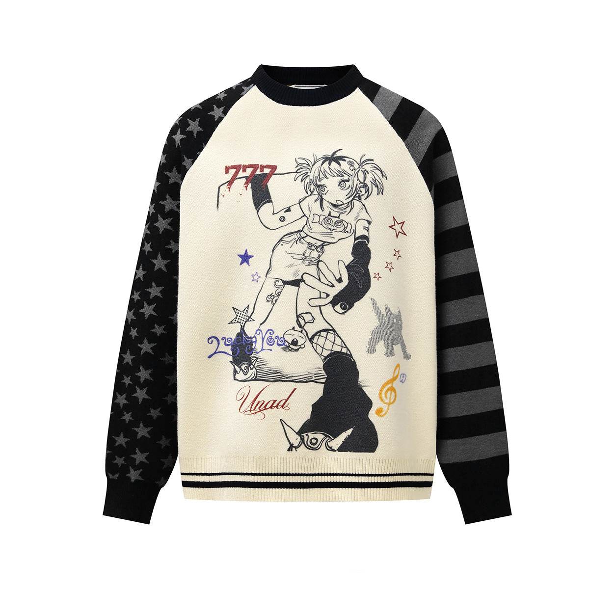Vintage anime style sweater for women | MuddyStock Originals MuddyStock