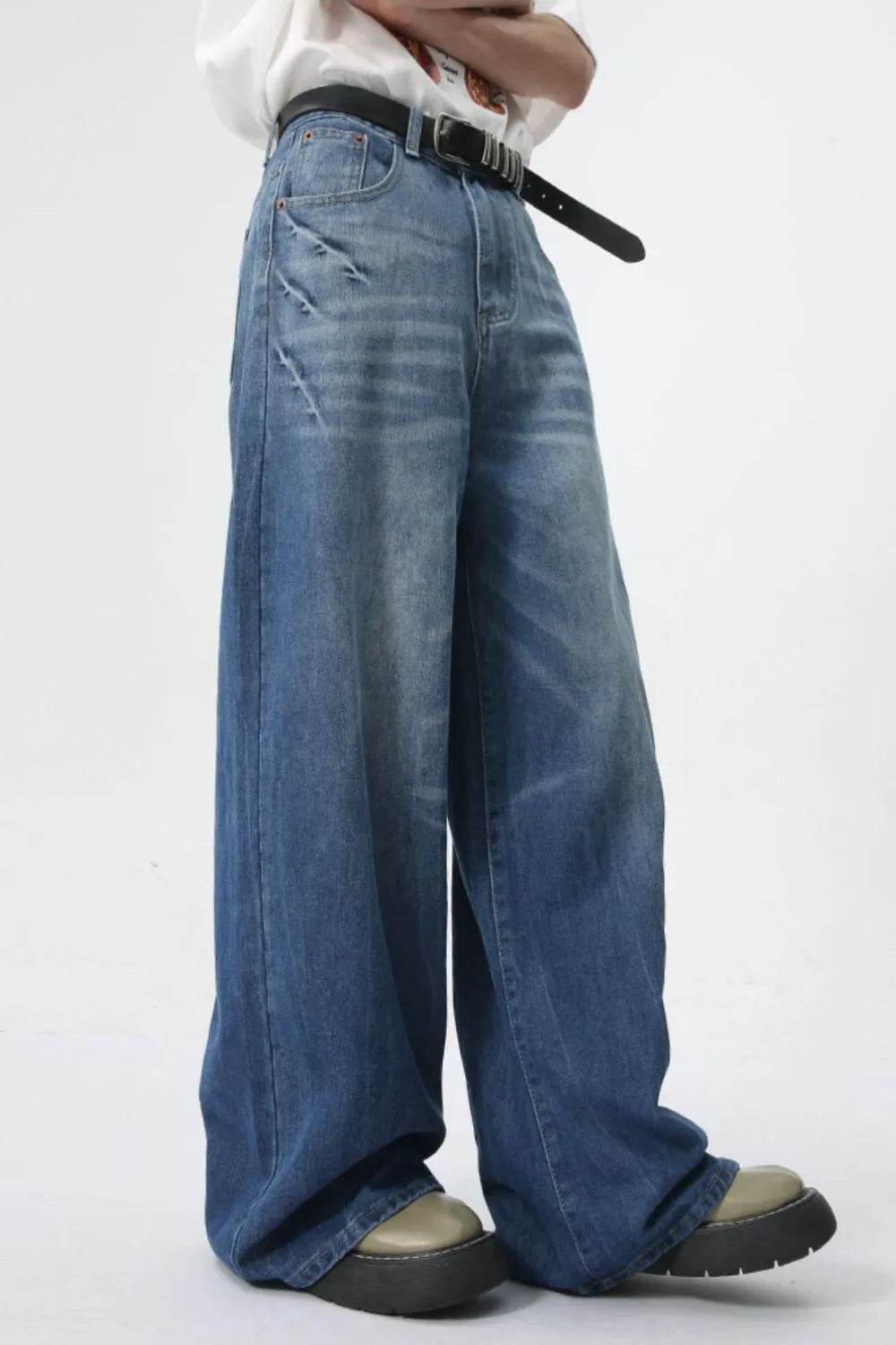 Wide Leg Men's Jeans with Pockets | MuddyStock Originals MuddyStock