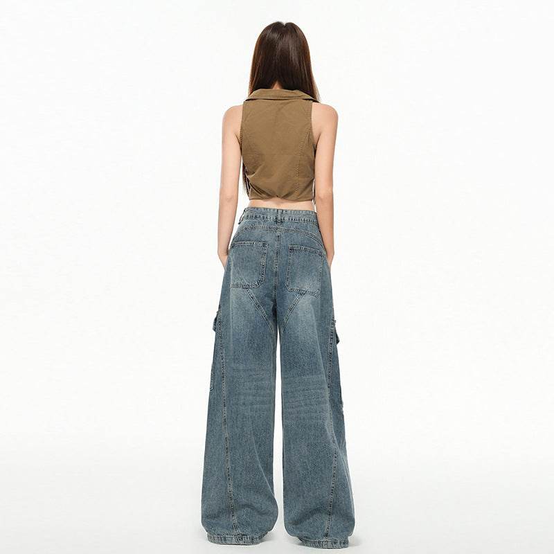 Women's Multi-Pocket Workwear Denim Pants | MuddyStock Originals eprolo