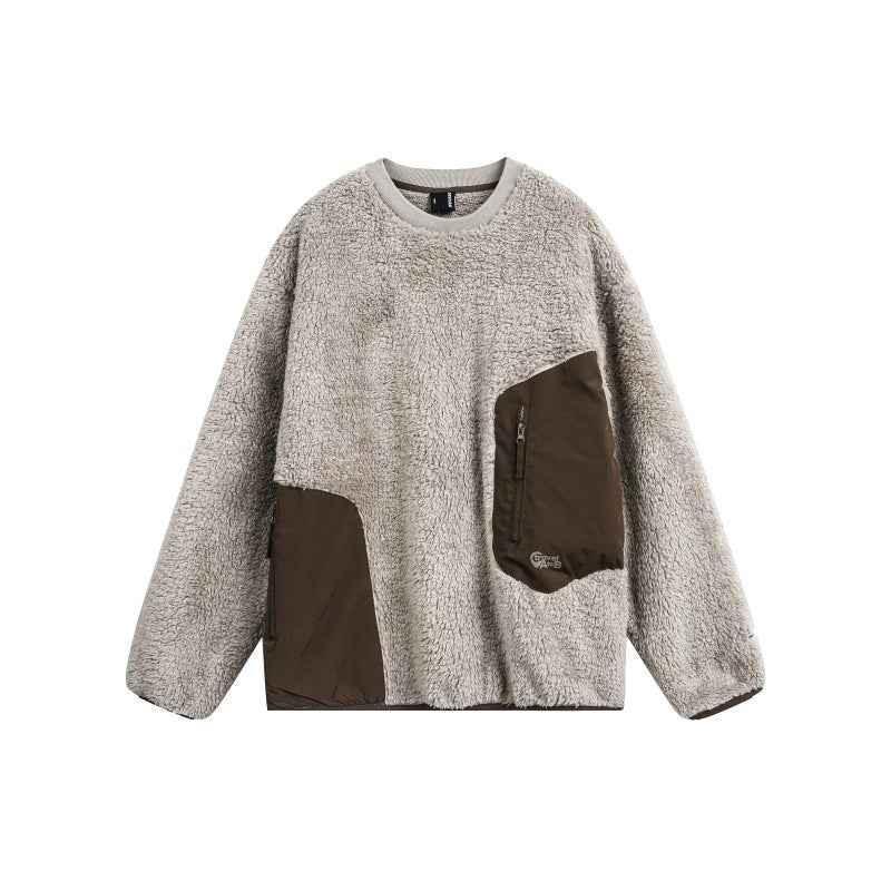 Block Splicing Long Fleece Hoodie For Men And Women | MuddyStock Originals