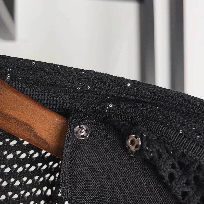 Women's sequin knitted sweater long sleeves | MuddyStock Originals MuddyStock
